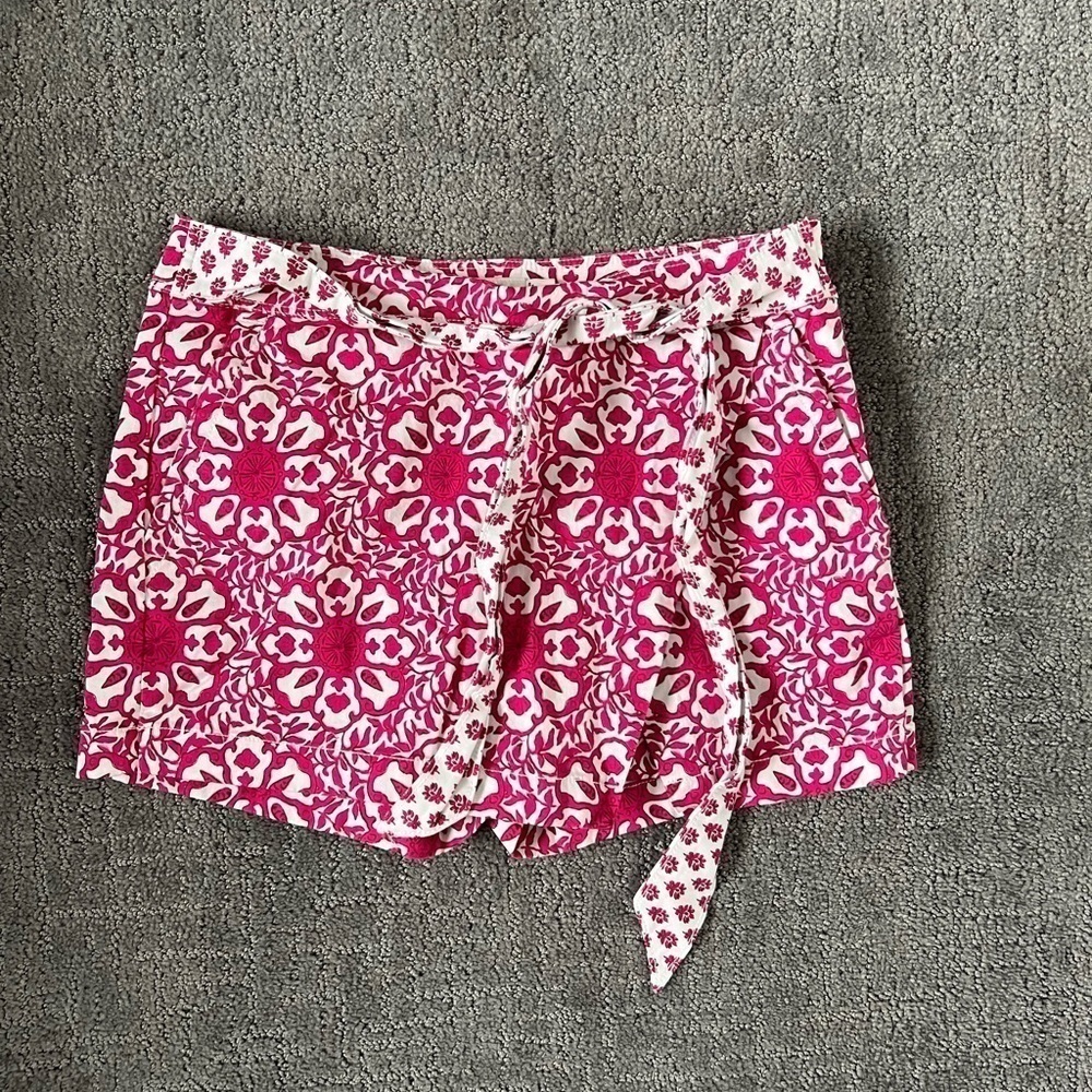 Vineyard Vines Pink Belted Skort